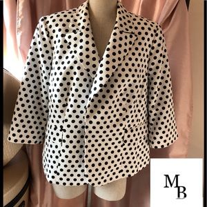Polka Dot Blazer